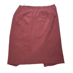 Talbots 100% Silk Skirt Pencil Career Business Casual‎ Lined Size 16